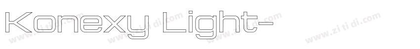 Konexy Light字体转换